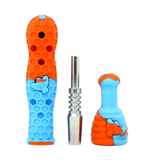 Honeycomb Silicone 6 Inch Nector Collector