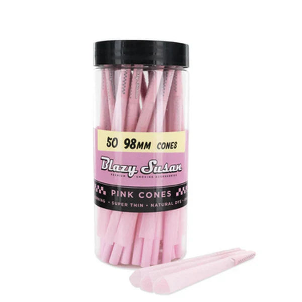 Blazy Susan 98mm Cones Pink - 50pcs