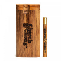 Cheech and Chong Dugout with Matching Wood Brass Bat