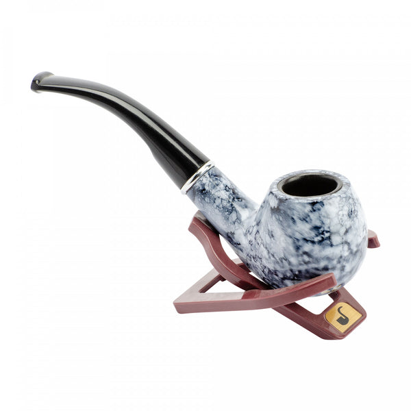 Grey Marble Classic Tobacco Pipe