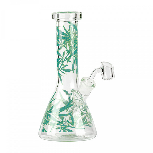 Red Eye Glass 8.5 Inch Leaf Concentrate Beaker