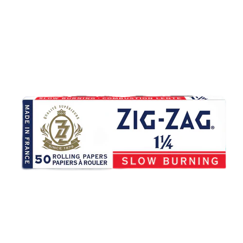 Zig Zag White 1 1/4