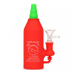 LIT 6.5" Silicone Chili Bottle Water Pipe