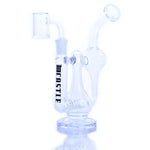 Castle Dab Rig Inline Recycler 8 Inch