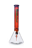 HOSS 18 Inch Pyramid Beaker With Colored Top