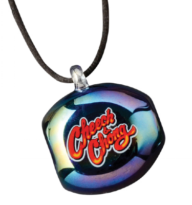 Cheech & Chong Not A Pipe Pendant Smoke Stone with Necklace