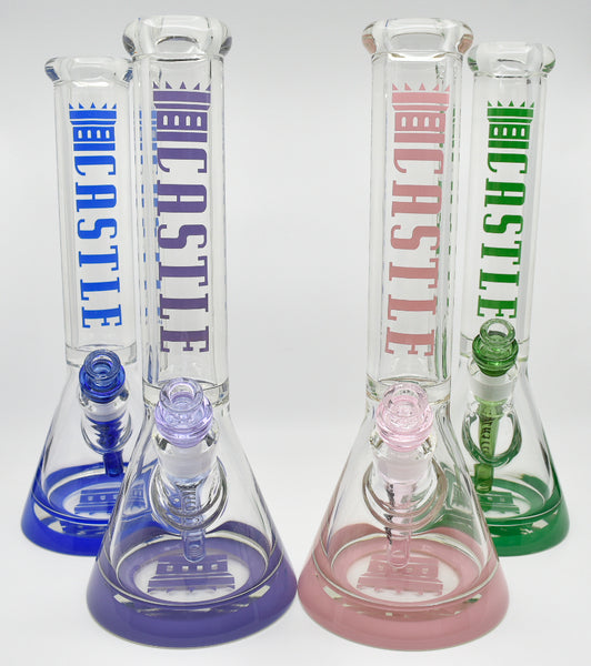 Buy Small Glass Bong Weed leave at HollandsHigh! Bongs & Pipes Headshop