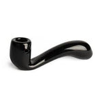 Red Eye Glass 5 Inch Sherlock Hand Pipe